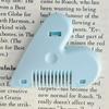 Heart-Shaped Double-Sided Hair Trimmer and Bangs Comb