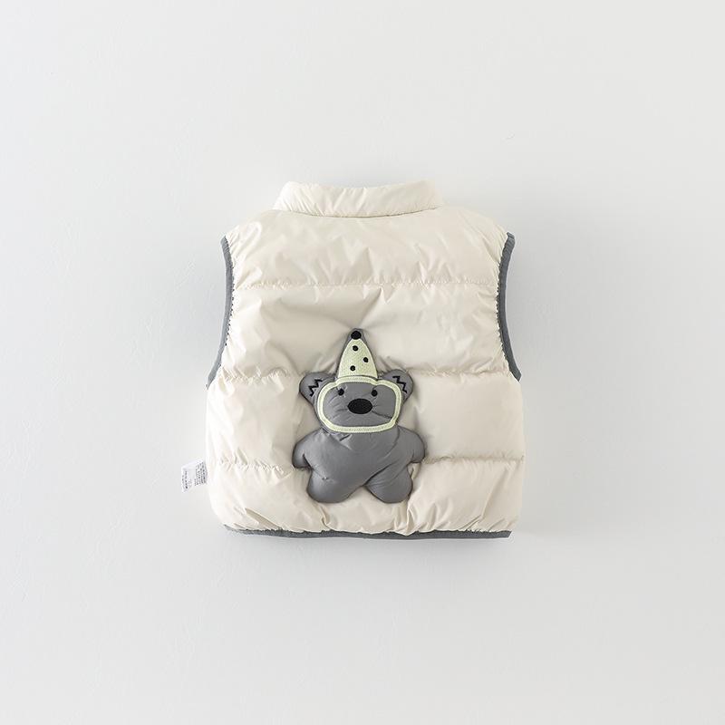 Children's Lightweight Down Vest - Fashionable and Warm for Boys (Autumn/Winter 2024)