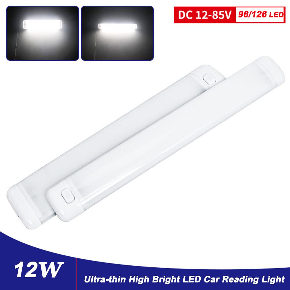 LED Interior Light 12-85V Ultra-thin Car Cabin Light DC Auto Lamp