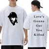 Kendrick Lamar Rap Album Double Sided Printed Short Sleeve Tshirt Unisex Vintage Oversized T Shirts Men Women Cotton Streetwear