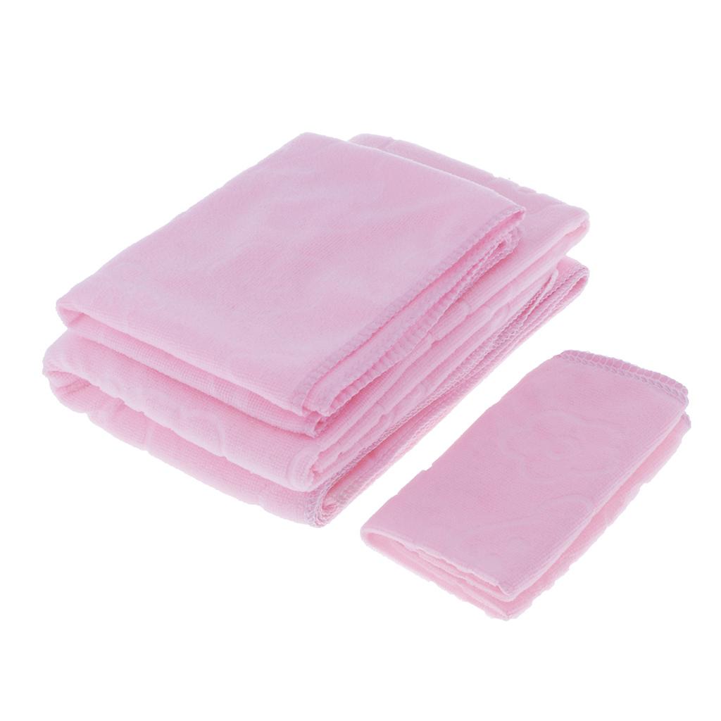 

Towel Sets Bathroom Super Soft Bathtowel Hand Towel & Washcloth світло-фіолетового кольору