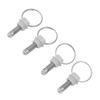 4Pcs Ball Lock Keg Pressure Relief Valve Stainless Steel Keg Lid Pressure Relief Valve Home Beer