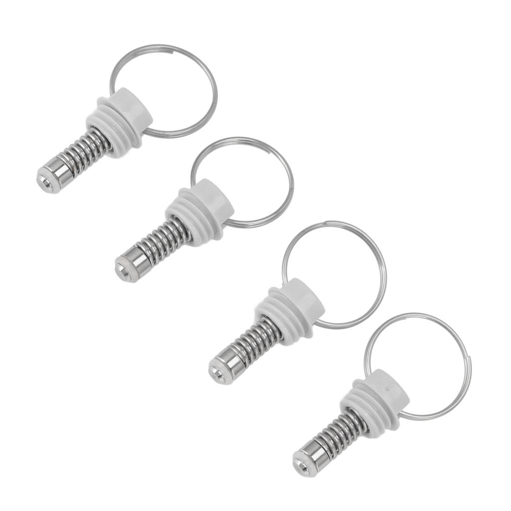 4Pcs Ball Lock Keg Pressure Relief Valve Stainless Steel Keg Lid Pressure Relief Valve Home Beer