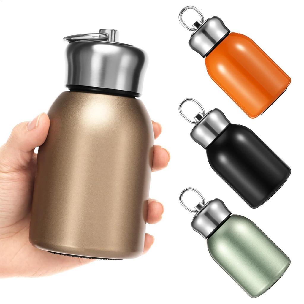 Metal Water Bottles Vacuum Portable Mini Cup Water Bottle Cup for Kids Boy Girl Travel School Sports Outdoor Camping Hiking