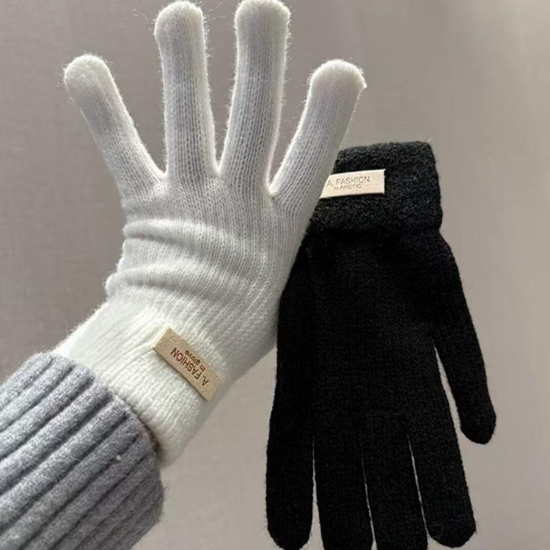 New Winter Cute Wool Gloves for Women, Winter Fingerless Cycling To Keep Warm, Fingerless Women