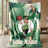 Custom Text Flannel Throw Blanket, Lightweight Cozy Bed Sofa BlanketCeltic FC