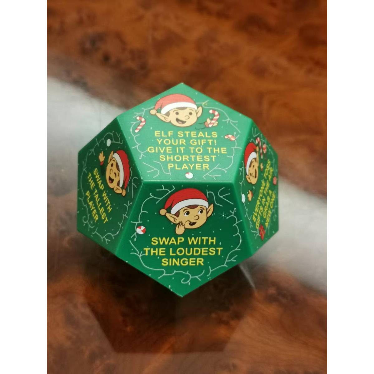 

Уморительная игра в кости для вечеринки по обмену рождественскими подарками, игра в кости для обмена рождественскими подарками для праздничных вечеринок