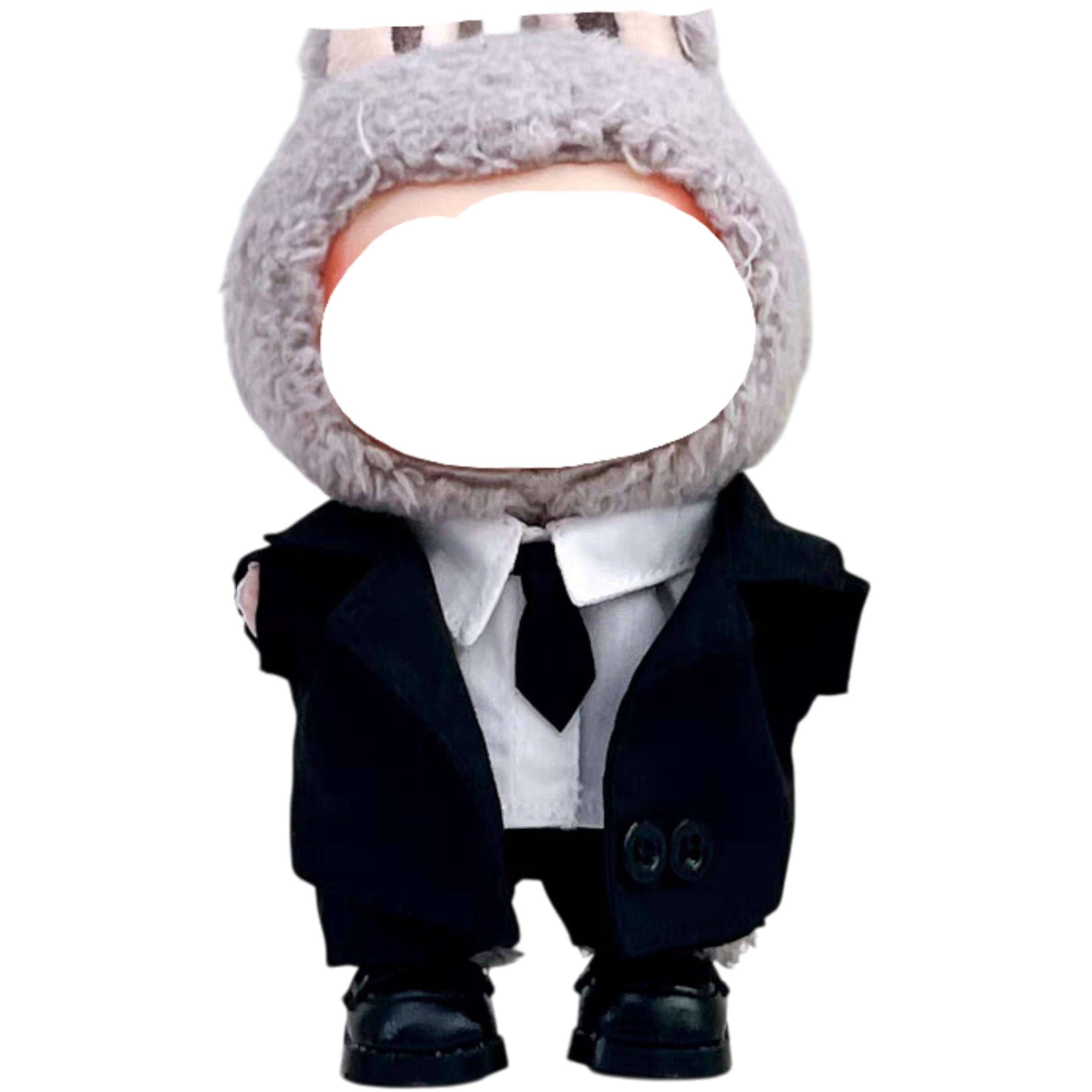 Костюм AXLUCE Lovebu, рубашка, обувь и галстук (черный)