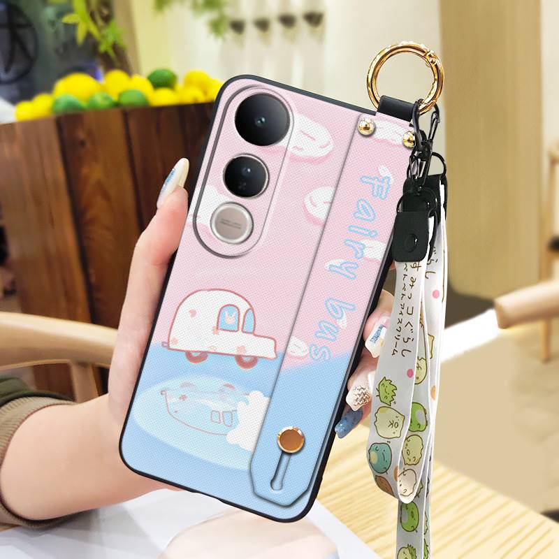 Cartoon Cute Phone Case For VIVO V50 Lite 5G Global Soft case Protective Fashion Design Shockproof Dirt-resistant Ring
