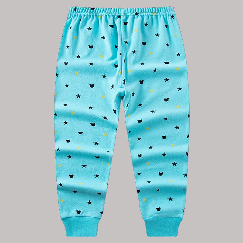 Kids' Cotton Autumn Pajamas: Solid Color Pants for Boys and Girls, Baby & Toddler Base Layer