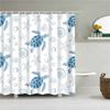Fabric Shower Curtain Cute Cartoon Hippo Animals Dogs Cats Deer Bath Curtain Waterproof Polyester Bathroom Curtain With Hooks