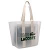 Lacoste Logo Print Tote Bag Unisex Tote Bags Transparent NU4150PB