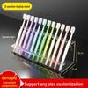 Acrylic Transparent Display Stand for Toothbrushes, Lipsticks, Eyebrow Pencils, and Pens
