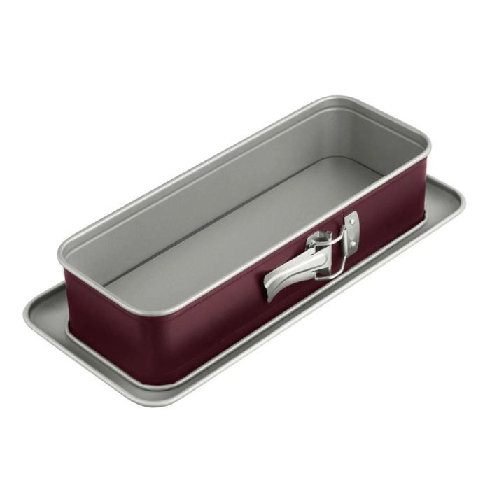 Moule à cake - dr oetker - back-liebe bicolor - acier inoxydable - antiadhésif - 30 x 12 cm