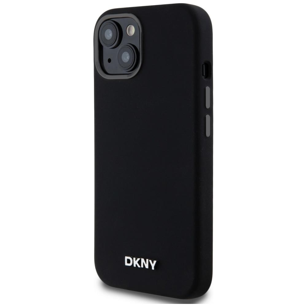 Dkny Dkhmp14Ssmchlk Iphone 14 / 15 / 136.1 Czarny/Black Hardcase Liquid Silicone Small Metal Logo Magsafe