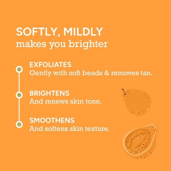 CITTA Vitamin C Aufhellendes Gesichtspeeling für Männer & Frauen | Peelt sanft und entfernt Bräune von fahler Haut | Fördert die Zellerneuerung | 50 g