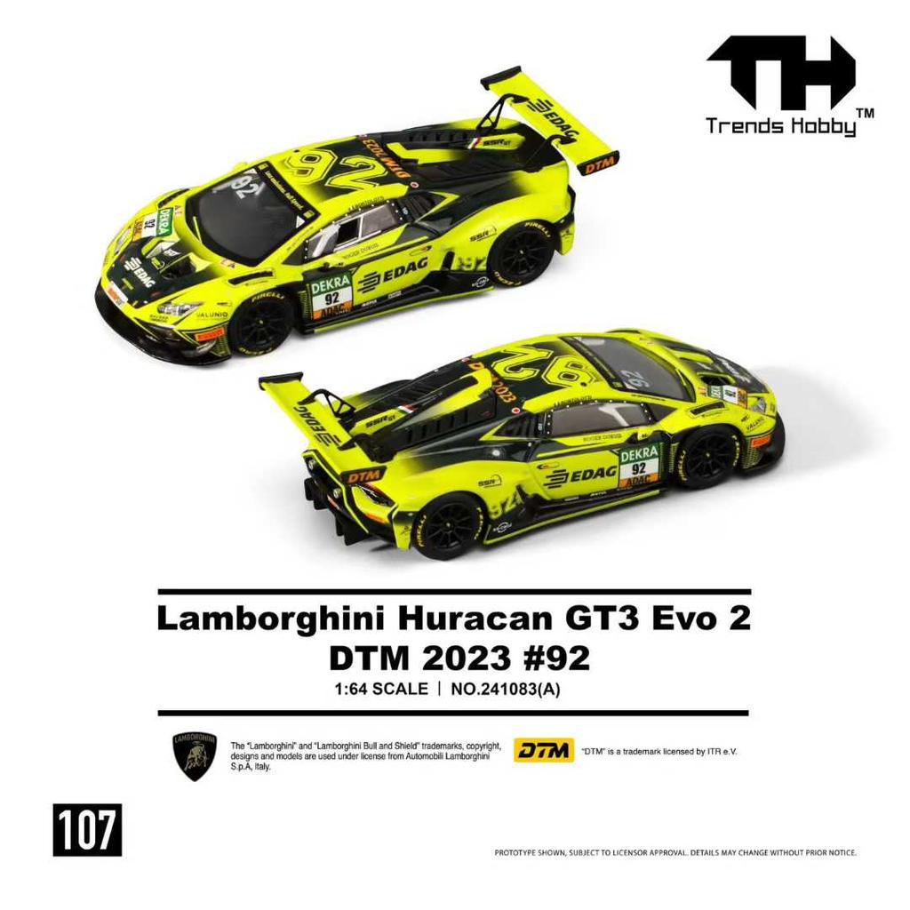 Trends Hobby 1:64 Lamborghini Huracan GT3 Evo 2 DTM 2023 Alloy Diecast Model *Pre-Sale*