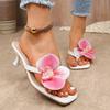 1 Pair Butterfly Shape Shoes Charms Sandals Decor Bohemian Shoe Accessories DIY Shoe Clip Elegant Orchid Flower Colorful