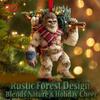 2D Flat  Bigfoot Christmas Acrylic Ornament - Fun Christmas Tree Yeti Decoration