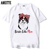 Sommer Herren Kurzarm Border Collie Mama Lustiges Design T-Shirt Niedlicher Hundedruck Junge