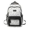 Schoolbag Japanese large-capacity college style backpack junior high school student college student schoolbag sweet star high-value backpack