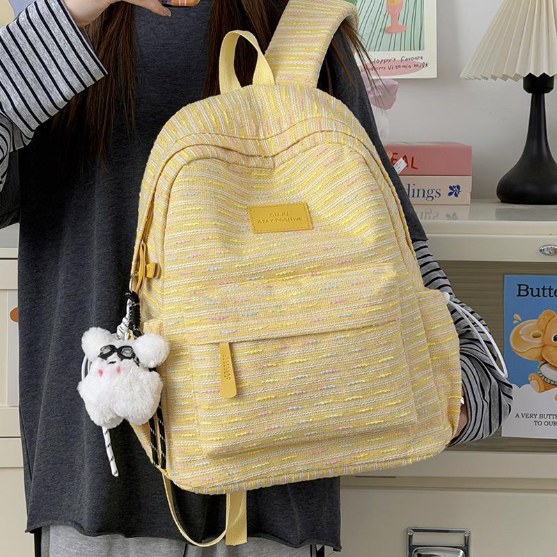 Schoolbag1011 new Korean cute backpack female student color dopamine schoolbag large capacity commuter leisure backpack
