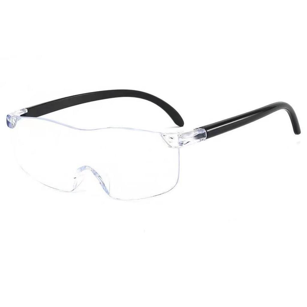 Frameless Edge-Cut Ultra-Light Anti-Blue Light Reading Glasses for Seniors with Anti-Slip Headband