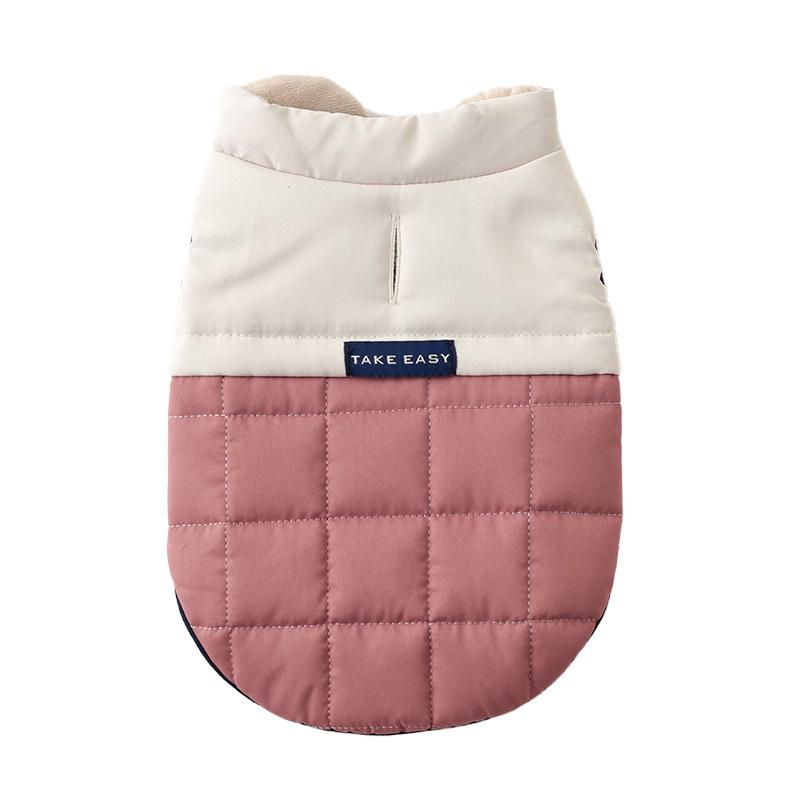 

Теплая одежда для собак, куртка, ветрозащитное пальто для собак для маленьких, средних и больших собак, мягкий флисовый жилет для собак, одежда для щенков йоркширского чихуахуа 3XL розовый