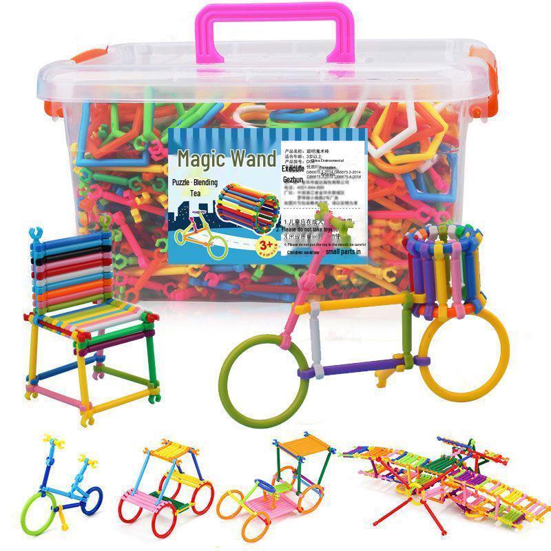 

Clever Magic Wand Building Blocks: Interlocking Toys for Boys & Girls