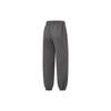 Li Ning Badfive Series Solid Color Mid Waist Tapered Knit Sports Pants Men bottoms Street-Grey AKLT847-4
