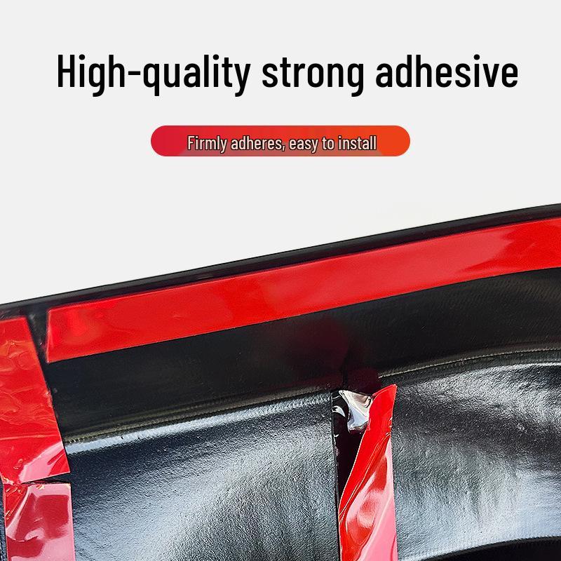Zeekr 007 Carbon Fiber Door Kick Mats - Interior Protection Stickers