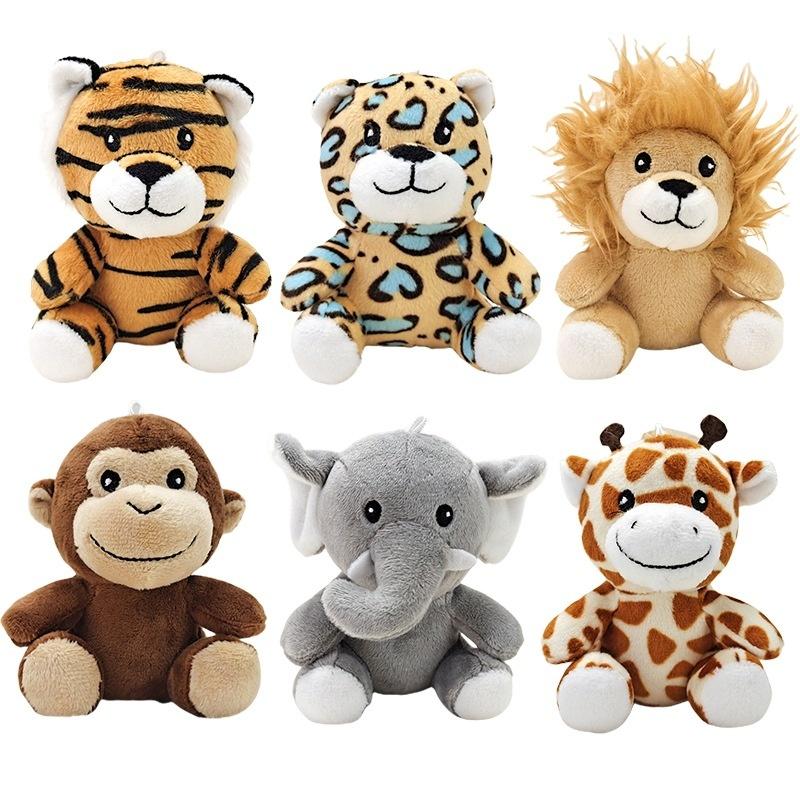 Jungle Animal Lion Tiger Giraffe Stuffed Toy Wholesale Stock