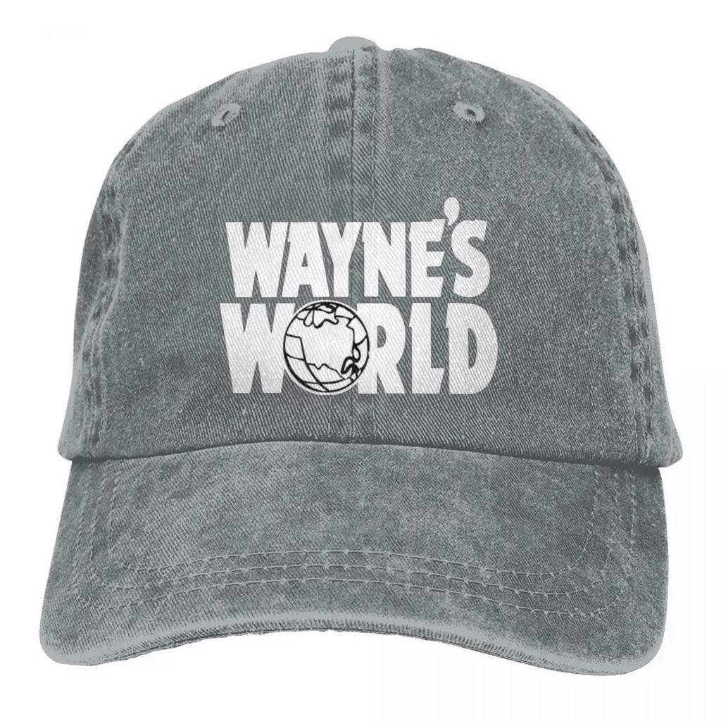 2026 Waynes World Baseballkappe Beliebte Komödie Kpop Rock Trucker-Kappe Atmungsaktiv Unisex Herren Mode Benutzerdefiniertes Logo Baseballkappen