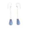 Rare Tanzanite Gemstone 925 Sterling Silver Jewelry Handmade Dangle Earrings3.0" EE-135-8