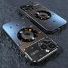 Luxury Glass Camera For Magesafe Magnetic Wireless Charge Case For iPhone 11 12 13 14 15 16 17 Pro Max Air Plus Shockproof Cover