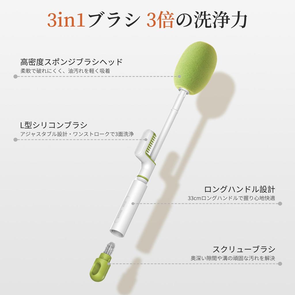 ZASA Bottle Long Handle Cup Straw Bottle Water Bottle Cup Kitchen Cleaning Cleaning Brush Water Bottle Kitchen Brush Brush, Cleaner, Cleaner, Sponge,