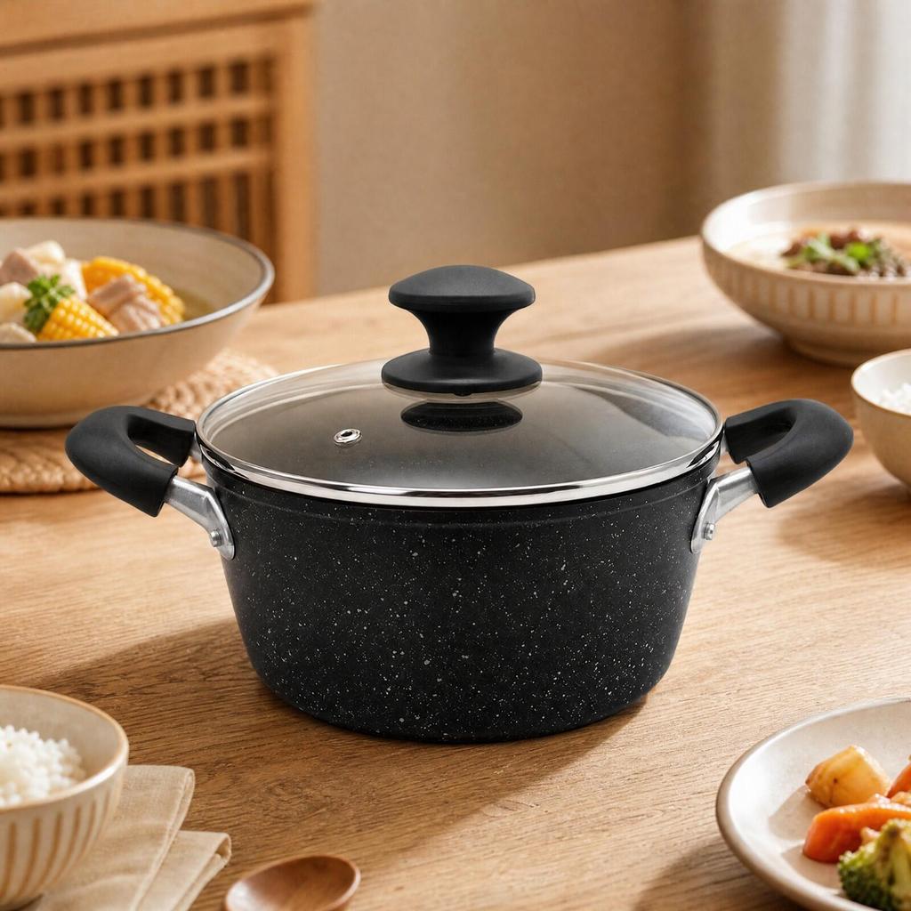Nonstick Soup Pot Easy to Clean Cookware for Families
