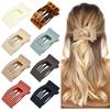 1 Simple Square Grip ClipSuitable All Seasonssuitable Daily Stylinghair Carefirm Gripdurable Materialsuitable Various Hairstyles