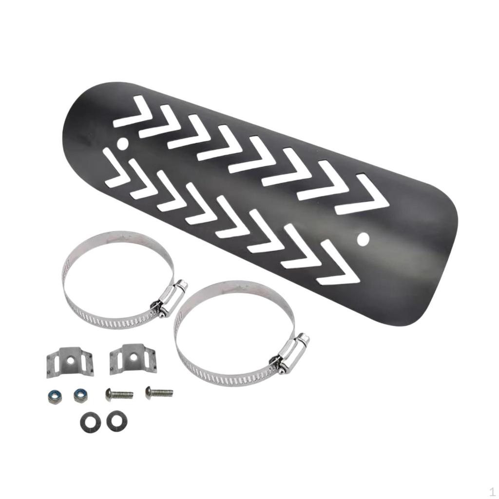 Motorrad Auspuffrohr Hitzeschutz Beinschutz für Motorradzubehör