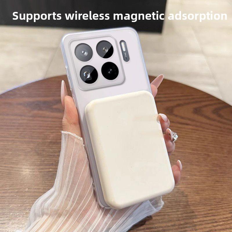 Luxury Minimalism Translucent Soft TPU Phone Case For Xiaomi 15T Pro 15 Ultra 14 17 Pro Max Magneic Anti-drop Protect Slim Cover