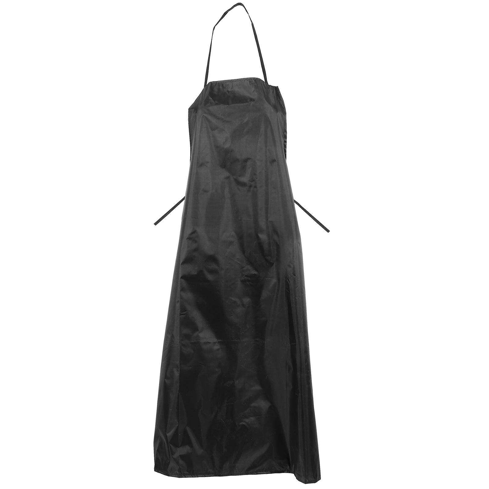 

Wear Resistant Heavy Duty Waterproof Apron Stain Resistant Oil Resistant Kitchen Cleaning Baking Gardening Household 96.00X69.00X0.01CM чорний