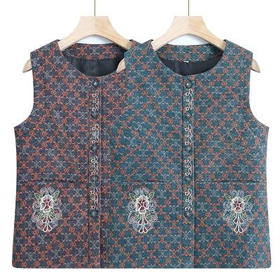 Vest Women's Autumn Vest Jacket Large Size Vest Wife Outside