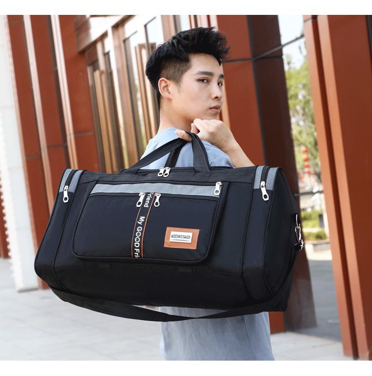 Modische faltbare Sporttasche mit großer Kapazität: Unisex Handheld Reise- & Aufbewahrungslösung