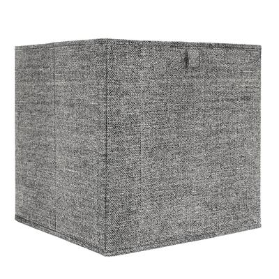 Cube Foldable Shelf Box 30X30Cm Dark Gray