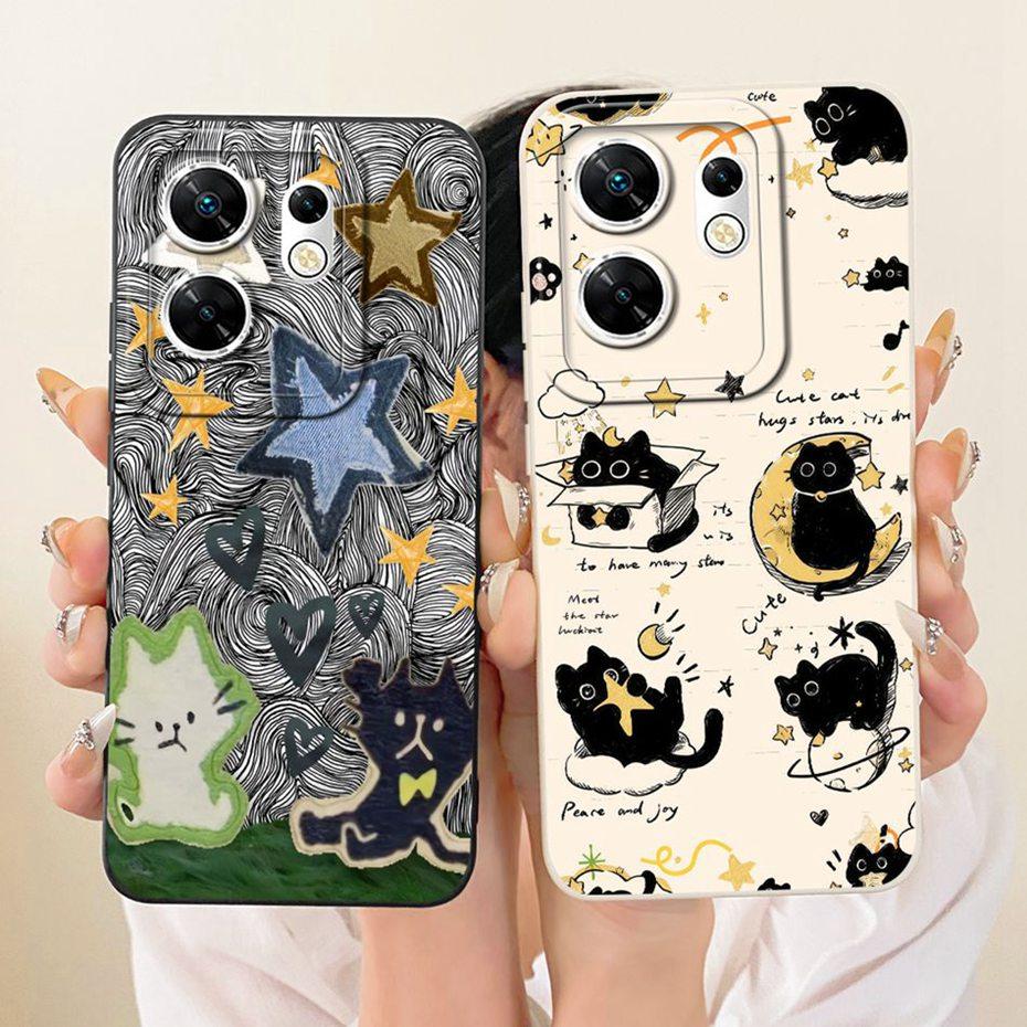 Cute Printed Phone Case For Infinix Zero 30 4G 5G Soft Silicone Shockproof Cases For Infinix Zero30 X6731B X6731 Covers Bumpers