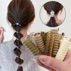 5 Stück Damen Pferdeschwanz Elastische Haargummis Telefonkabel Haargummis Scrunchies Zufällige Farbe Gummi Stirnband Mädchen Haaraccessoires