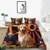 Animal Dog 3D Print A Dog Sleeping On Its Stomach Duvet Cover Design Lovely Pet Dog For Children Women Men Bedroom Decorations