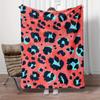 Luxury Grey Black Leopard Print Throw Blanket Cozy Sofa Couch Manta Soft Bed Decorative Blanket For Bedroom Living Room