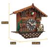 Cuckoo Clock Battery Powered Wall Clocks Handcrafted Decoration Windchime