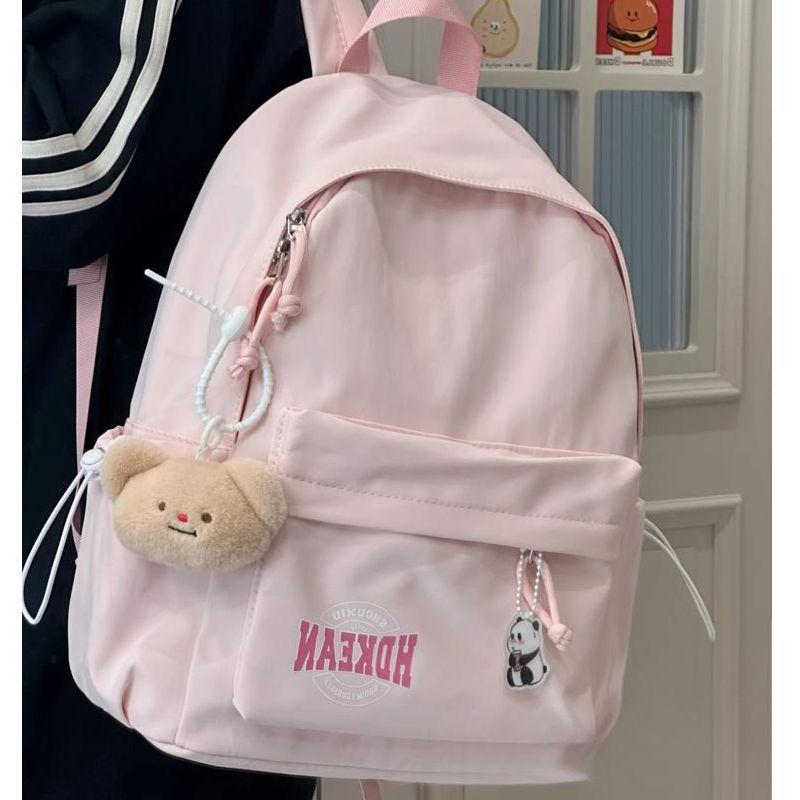 Versatile college student schoolbag women's high-value lightweight travel small backpack ins wind junior high school women's backpack